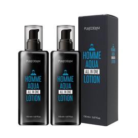 Purederm [3 packs] 2 all-in-one lotions for men 150ml + 1 water skin 150ml / 퓨어덤 [3개구성] 남성용 올인원 로션 150ml 2개 + 워터스킨150ml 1개