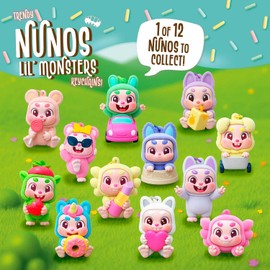 CRAZE Nunos Lil Monsters Portachiavi Sorpresa - Figura da collezione per zaino o borsa - 1 di 12 personaggi in busta misteriosa per bambini