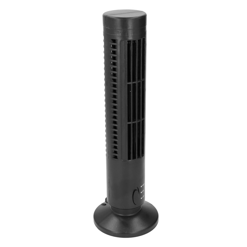 Tower Fan USB Bladeless 2 Speeds Quiet Energy Saving Portable