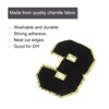 uxcell 20pcs Glitters Chenille Number Patches 8.4cm / 3.3" Iron-On