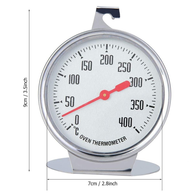 Oven Thermometers Large Dial Oven Grill Monitoring Cooking Thermometer with