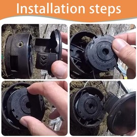 2 PCS String Trimmer Replacement Spool Line,Strimmer Spool Line,Strimmer Line,Compatible with Bosch Advanced Grasscut 36, Art 36-36 LI, ART24/24+, Art 27/27+, Art 30/30+