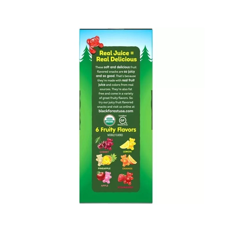 Black Forest Organic Gummy Bears 65 ct