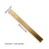 12" (30cm) Brass Ruler Inches Centimeter Dual Scales Metal Straight