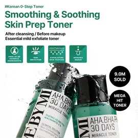 SOME BY MI SOME BY MI AHA BHA PHA 30 Days Miracle Toner - 5.07oz, 150ml - Mild Exfoliating Salicylic Acid Korean Toner for All Skin Types - Daily Blackhead Removing Pore Minimizer for Face - Korean Skin Care