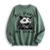 All Panic No Disco Opossum Graphic Crewneck Sweatshirt, US Warehouse,