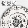 HomeElves Salad Plates, 8.5 Inch Ceramic Plates Set of 6,