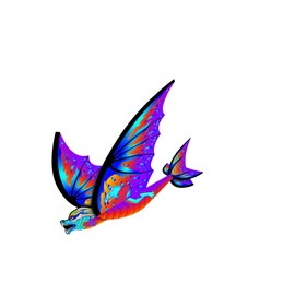 X-Kites FlexWing Dragon Glider, Purple, 16 Inches