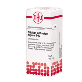 DHU Stibium Sulfuratum Nigrum D12 Scattering Balls 10 g Globules