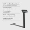 Form Razor | Aluminum Dual-Blade Safety Razor with 10 Single-Edge