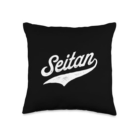 Seitan Tofu Vegan Throw Pillow