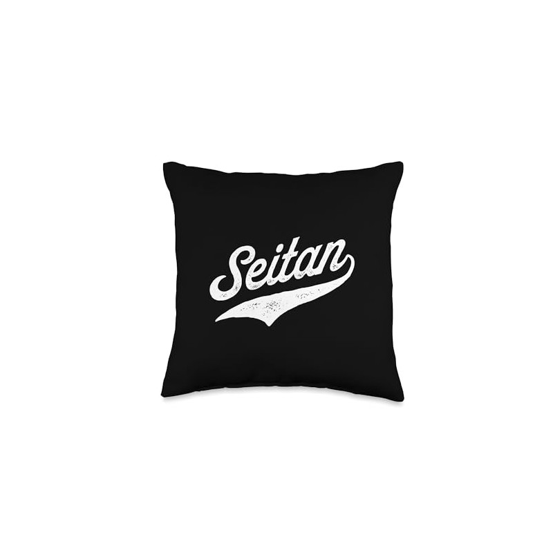 Seitan Tofu Vegan Throw Pillow