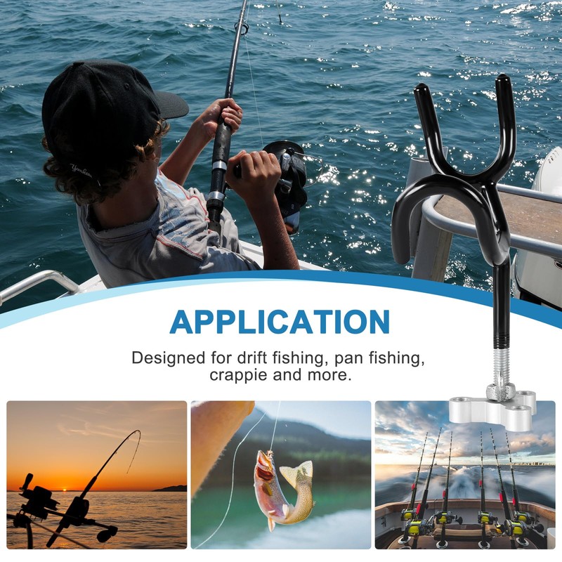 weyleity Fishing Rod Holders for Boat 8Pcs of 20 Degree