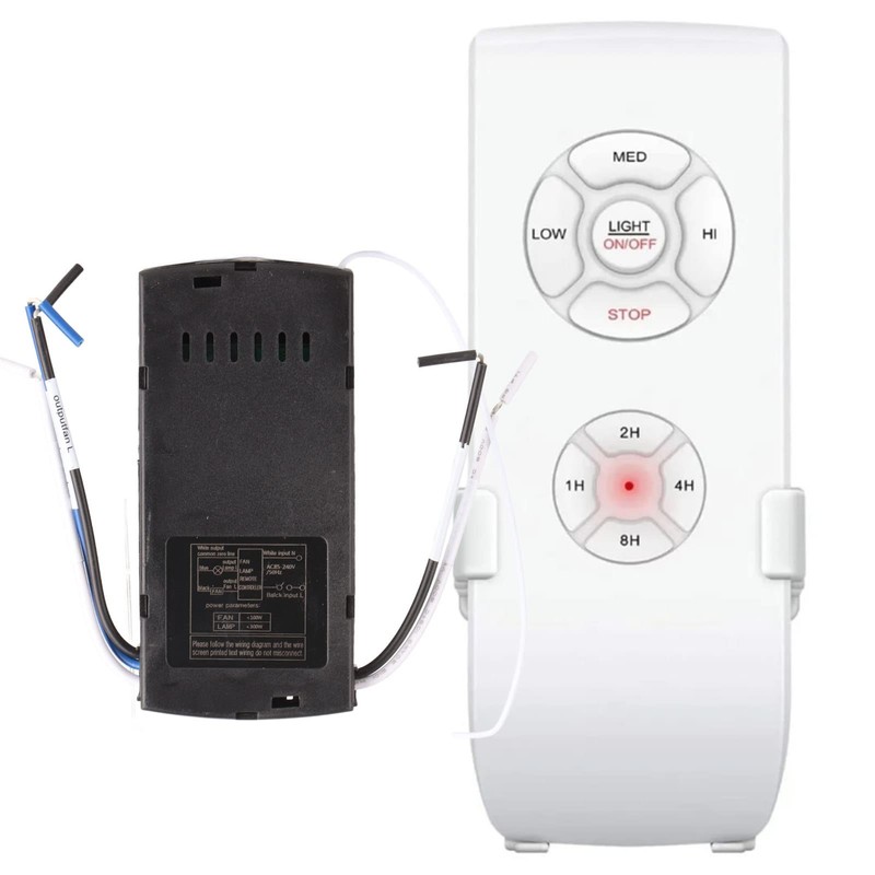 Hztyyier Universal Smart Ceiling Fan Remote Control Kit, 3-Speed Fan