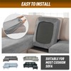 BXFUL Sofa Seat Cushion Covers, Stretch Velvet Sofa Cushion Slipcovers,
