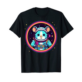 Space Hamster Funny Galaxy Astronaut Animals Cute T-Shirt