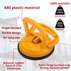 YQXIUTE Glass Suction Cups Plastic Suction Cup - Durable Yellow