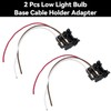 SANTUO 2Pcs H7 Low Beam Headlamp Bulb Wiring Adapter Socket