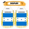 3 Pack 3.94x5.91 Inches Honduras Mini Country Flag Hanging Banner