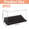 LOYORTY 3PCS Acrylic Display Cases for Minifigure, Minifigure Display Case,