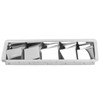 Marine Louvered Vent, 5 Slots Boat Rectangle Stainless Steel Louvered