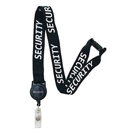 20mm Security Lanyard with Integrated Badge Reel & Safety Breakaway