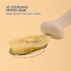 Portable Baby Dinning Tableware Stainless Steel Silicone Baby Feeding Spoon