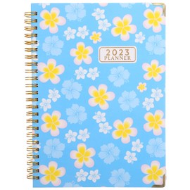 NUOBESTY 2023 Agenda Book Coil Design Notebook Note Pad Work Notebook Notebooks Weekly Monthly Planner Compact Notepad Daily Planner Calendar 2023 Planner Monthly Portable Check in Office