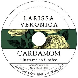 Cardamom Guatemalan Coffee (Single Serve K-Cup Pods) (Gourmet, Naturally Flavored, Whole Coffee Beans) (12 pods, ZIN: 571770)