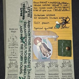 Tiny Book Bookmark Key Chain - Creative Twist on Normal Bookmark bookish merch - Color: Special H.P. Green