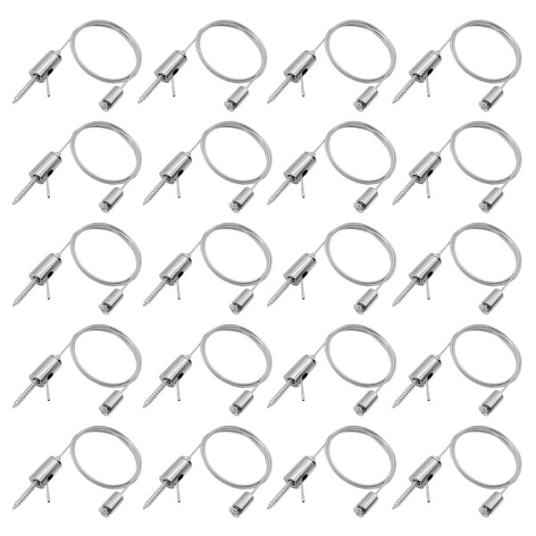 20 Pack 3ft Hexagon Garage Lights Suspension Cables Kit for