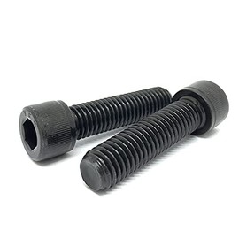 (125 Pieces) 5/8-11x2" Alloy Socket Head Cap Bolts Screws UNC Coarse Full Threads Black Oxide