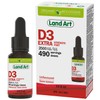 Land Art Certified Organic Vitamin D3 (490 Drops/Servings) - Extra