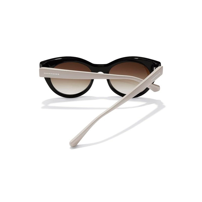 HAWKERS Unisex Divine Sunglasses, Black and White Earth