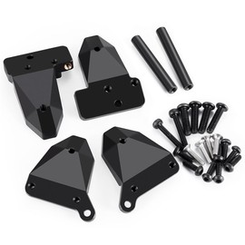 MOHERO 4Pcs CNC Aluminum RC Shock Towers Front and Rear Shock Mounts for 1/18 TRX4M Bronco Defender RC Crawler Car Upgrade Parts