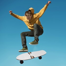 Poeticcity Closed Eyes Pale Rose Pink Yellow Gold Glitter Eyeshadow Makeup Waterproof Skateboard Grip Tape, Durable Sand Paper Sheet Sticker Sandpaper, Anti Slip Longboard Scooter Griptapes 9"x33"