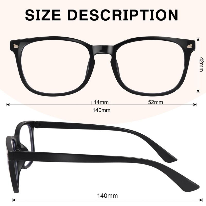 WINTOO Blue Light Glasses for Woman Men | 99% Blue