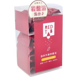 Health Bath Salts REDTAB Far Infrared Carbonated Bath, Fresh Citrus Scent, 1.8 oz (50 g) x 6 Tablets