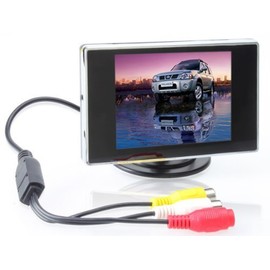 BW 3.5 inch TFT LCD Car Monitor Digital Car Rearview Monitor,Car Parking Monitor for Car/Automobile and Vehicle Backup Cameras