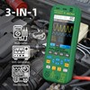 BSIDE 3-in-1 Handheld Oscilloscope Multimeter, Dual Channels 25MHz Bandwidth 3.98"