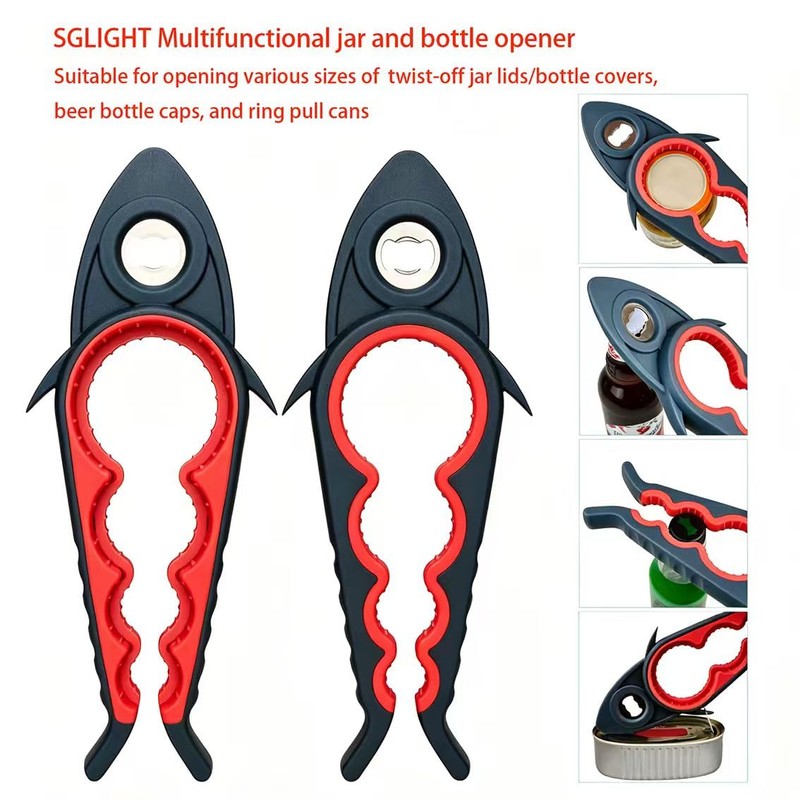 5 in 1 Jar Opener for Seniors with Arthritis, Bottle