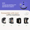 Rueable Coffee Pod 220ML with Silicone Lid Refillable Coffee Pods