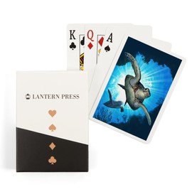 Lantern Press Sea Turtles Diving (52 Playing Cards, Poker Size Card Deck with Jokers)