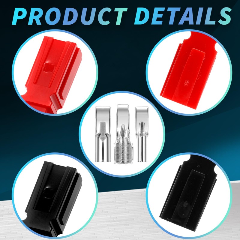 Relaxweex 120 Pcs 15A/ 30A/45 Amp Power Connectors Assortment Kit
