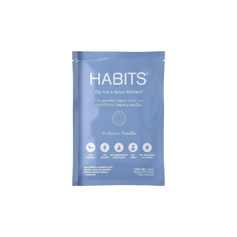 Pack Suplemento Proteína Vegana 16 Unidades 30.5g Habits