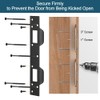 MOSECYOU Door Strike Plate Oil Rubbed Bronze, with Reinforced Torx/Star