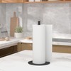 Matte Black Kitchen Roll Holder - Free Standing Paper Towel