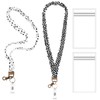 2 Pack Scrunchie Lanyards for ID Card and Keys Scrunchy