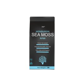 ZENXI Organic Raw Honduran Sea Moss, Hand Harvested, Sea Moss Capsules, Irish Sea Moss Alternative, Sea Moss Gel, 2 OZ Bag with Instructions to Make 20oz of Gel