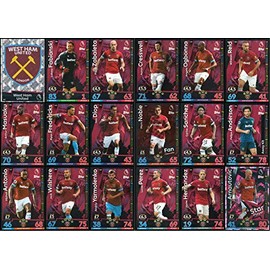 MATCH ATTAX 2018/19 18/19 WEST HAM UTD FULL 18 CARD TEAM SET